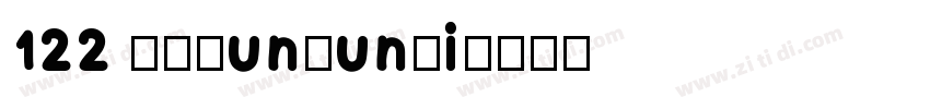 122 SSYunRunTi字体转换